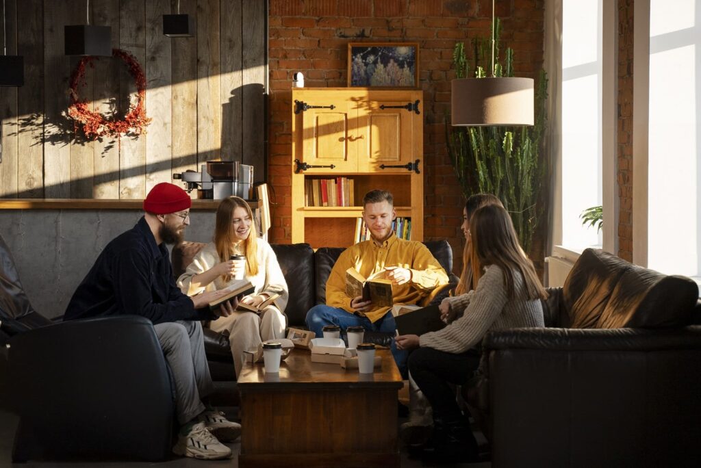 full shot people reading book club1